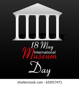 creative vector abstract, banner or poster for International Museum Day with nice and creative design illustration, 18th of May.