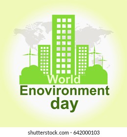 creative vector abstract, banner or poster for World Environment Day with nice and creative design illustration.