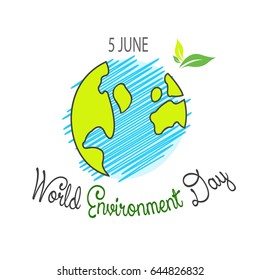 creative vector abstract, banner or poster for World Environment Day with nice and creative design illustration.