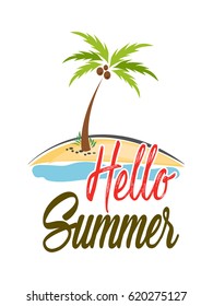 creative vector abstract for The Best Summer Holiday with nice and creative design illustration in a creative background.