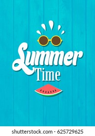 creative vector abstract for The Best Summer Time with nice and creative design illustration in a creative background.