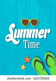 creative vector abstract for The Best Summer Time with nice and creative design illustration in a creative background.