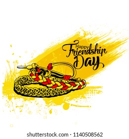 creative vector abstract for Happy Friendship Day, creative illustration in a background
