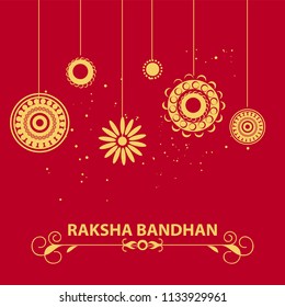 creative vector abstract for Happy Raksha Bandhan with nice and beautiful design illustration in a background.