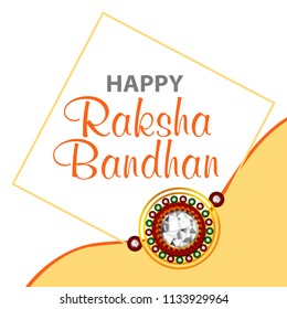 creative vector abstract for Happy Raksha Bandhan with nice and beautiful design illustration in a background.