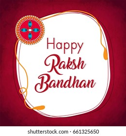 creative vector abstract for Happy Raksha Bandhan with nice and beautiful design illustration in a background.