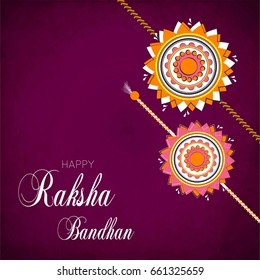 creative vector abstract for Happy Raksha Bandhan with nice and beautiful design illustration in a background.