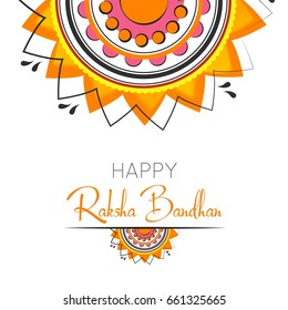 creative vector abstract for Happy Raksha Bandhan with nice and beautiful design illustration in a background.