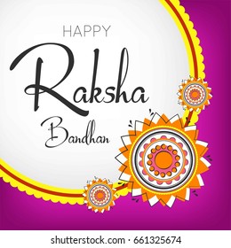 creative vector abstract for Happy Raksha Bandhan with nice and beautiful design illustration in a background.