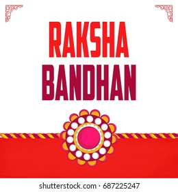 creative vector abstract for Happy Raksha Bandhan with nice and beautiful design illustration in a background.
