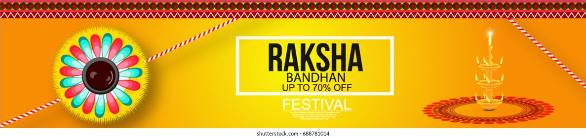 creative vector abstract for Happy Raksha Bandhan with nice and beautiful design illustration in a background.