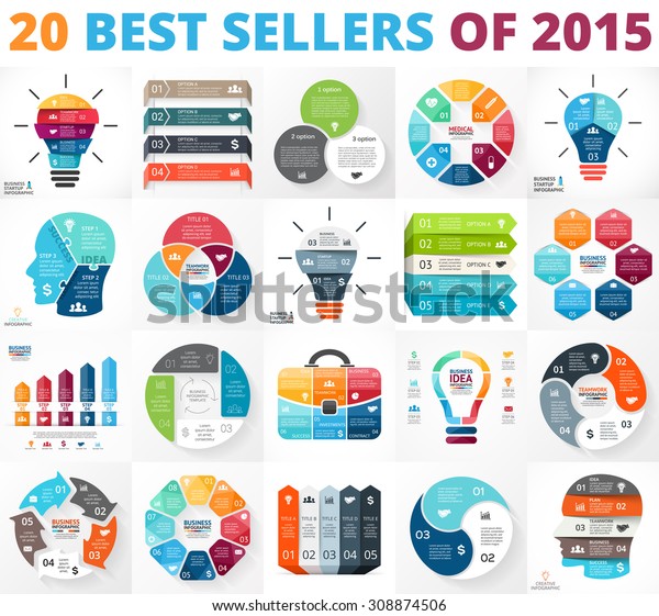Kreative Vektorpfeile Infografiken Diagramme Grafiken Diagramme Stock Vektorgrafik Lizenzfrei 308874506