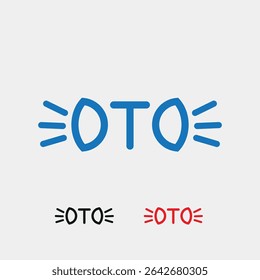 Creative Vector Automotive Light Logo Design Template.  