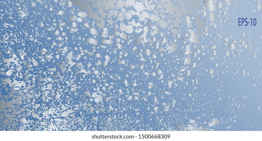 Creative vector background for banner and flyer. Designer decorative cover. Vector graphics. Abstract vintage background. Spotted textured background. Spots and blots. Obsolete surface