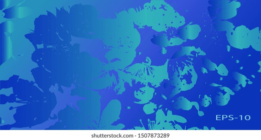 Creative vector background for banner and flyer. Designer decorative cover. Vector graphics. Abstract vintage background. Spotted textured background. Spots and blots. Obsolete surface