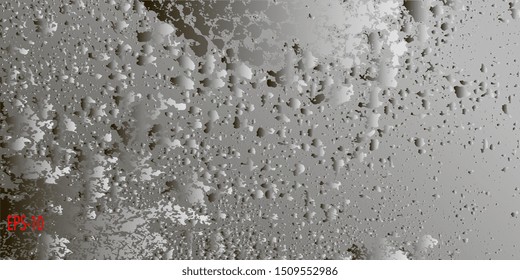 Creative vector background for banner and flyer. Designer decorative cover. Vector graphics. Abstract vintage background. Spotted textured background. Spots and blots. Obsolete surface
