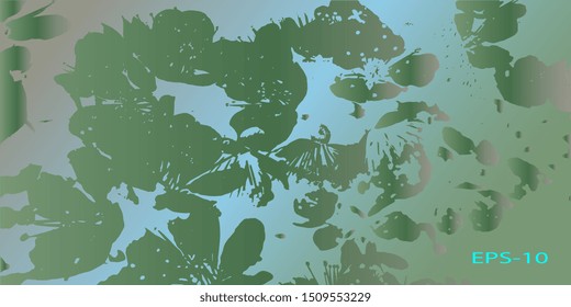 Creative vector background for banner and flyer. Designer decorative cover. Vector graphics. Abstract vintage background. Spotted textured background. Spots and blots. Obsolete surface
