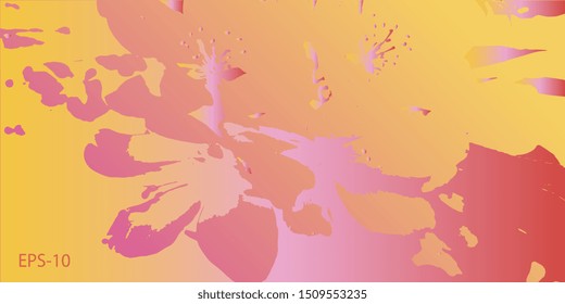 Creative vector background for banner and flyer. Designer decorative cover. Vector graphics. Abstract vintage background. Spotted textured background. Spots and blots. Obsolete surface
