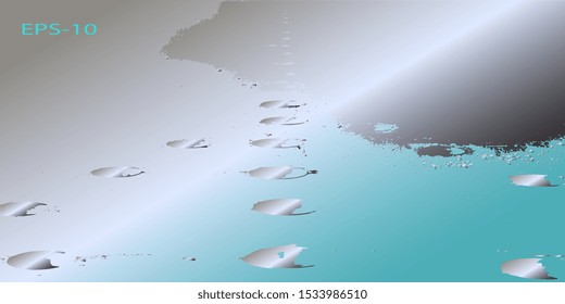 Creative vector background for banner and flyer. Designer decorative cover. Vector graphics. Abstract vintage background. Spotted textured background. Spots and blots. Obsolete surface