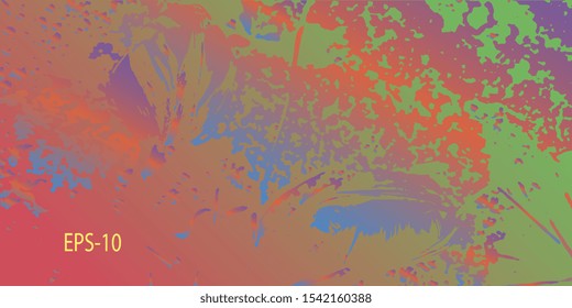 Creative vector background for banner and flyer. Designer decorative cover. Vector graphics. Abstract vintage background. Spotted textured background. Spots and blots. Obsolete surface