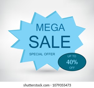 Creative vector banner. Sale banner template.