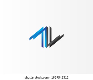creative vector brand logo design icon with line concept 