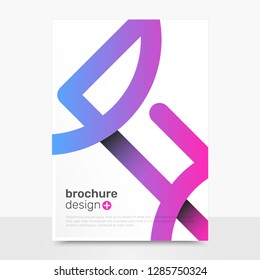 Creative Vector Brochure Design. Abstract Flyer Mockup. Business Brochure Templates. EPS10