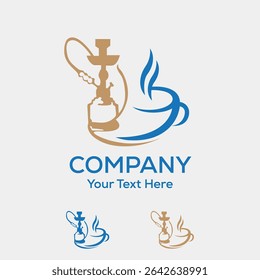 Creative Vector Coffee Logo Design Template.  