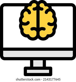 icono de línea de color de vector creativo
