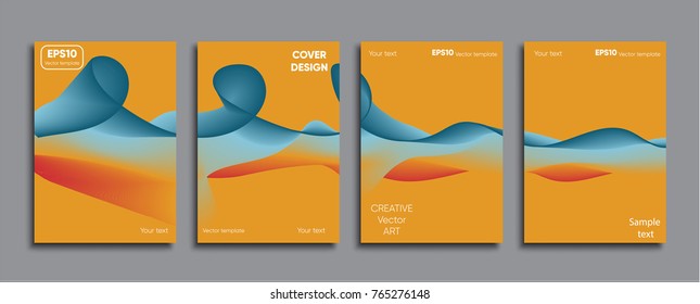 Creative vector. Colored cover design