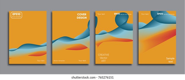 Creative vector. Colored cover design