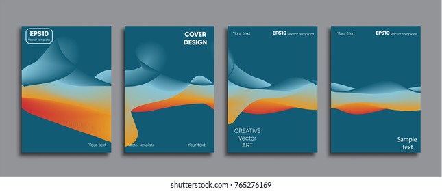Creative vector. Colored cover design