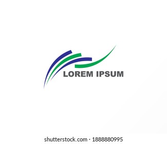 Diseño creativo de iconos de identidad de la compañía vectorial. Plantilla de diseño de símbolos vectoriales de elementos