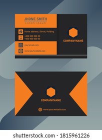 Creative Vector design and Clean Business Card Template. Vector Modern Creative and Clean Business Card Template.