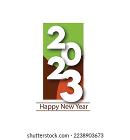 creative vector design of HAPPY NEW YEAR 2023