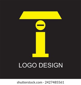 Diseño creativo del vector del diseño del vector del logotipo de la compañía tecnológica de la letra T. Diseño del vector del logotipo del robot con el fondo negro
