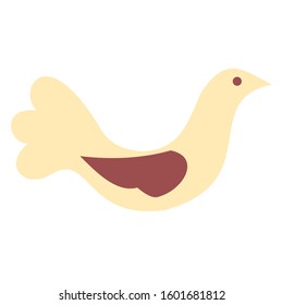 Creative vector design with the shape of a bird