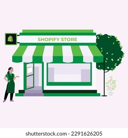 Creative Vector Design For Shopify Store