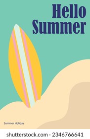 Creative Vector Design Summer Poster 