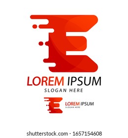 Creative vector design template. With fast / speed concept. Perfect for brand identity. 
Logo isolated on white backround