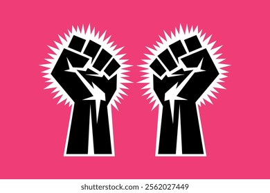 Creative Vector Designs Advocating for Social Justice and Freedom, human rights, protest art, rebel spirit, freedom fight, hand gesture, activism symbol, equality rights, empowerment message, struggle