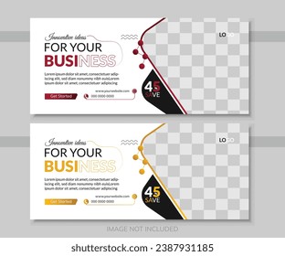 Creative Vector Facebook Cover Design Template