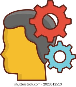 creative vector flat color icon