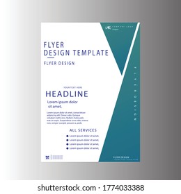 Creative vector flyer art design concept