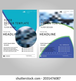 Creative Vector Flyer Template Design for your advertisement