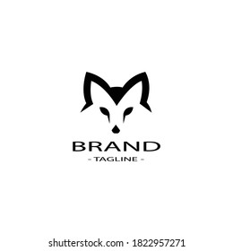 creative vector fox head logo