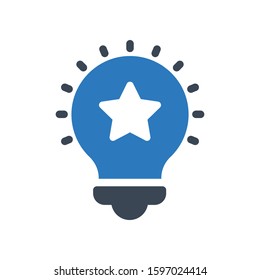 creative vector glyph color icon 