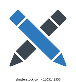 creative vector glyph color icon 