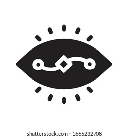 creative vector glyph flat icon 