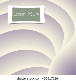 Creative vector gray and lilac geometric pattern. Cover design template. EPS 10.